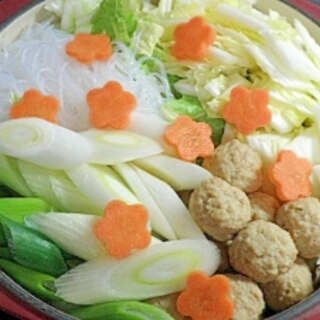 肉団子の寄せ鍋